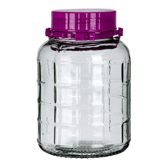 Frasco de vidrio con tapa 2 litros A2523B Home Sweet Home