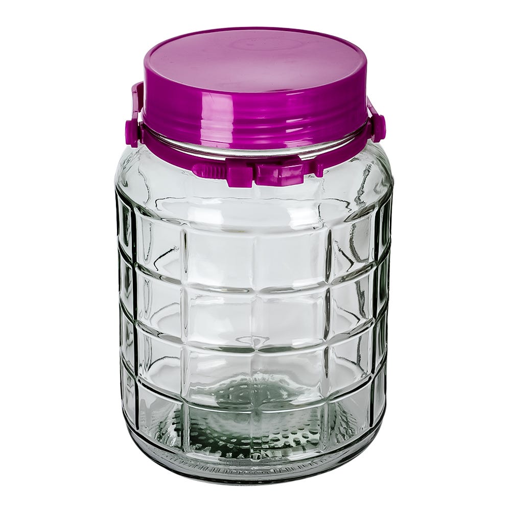 Frasco de vidrio con tapa 3 litros A2523C Home Sweet Home