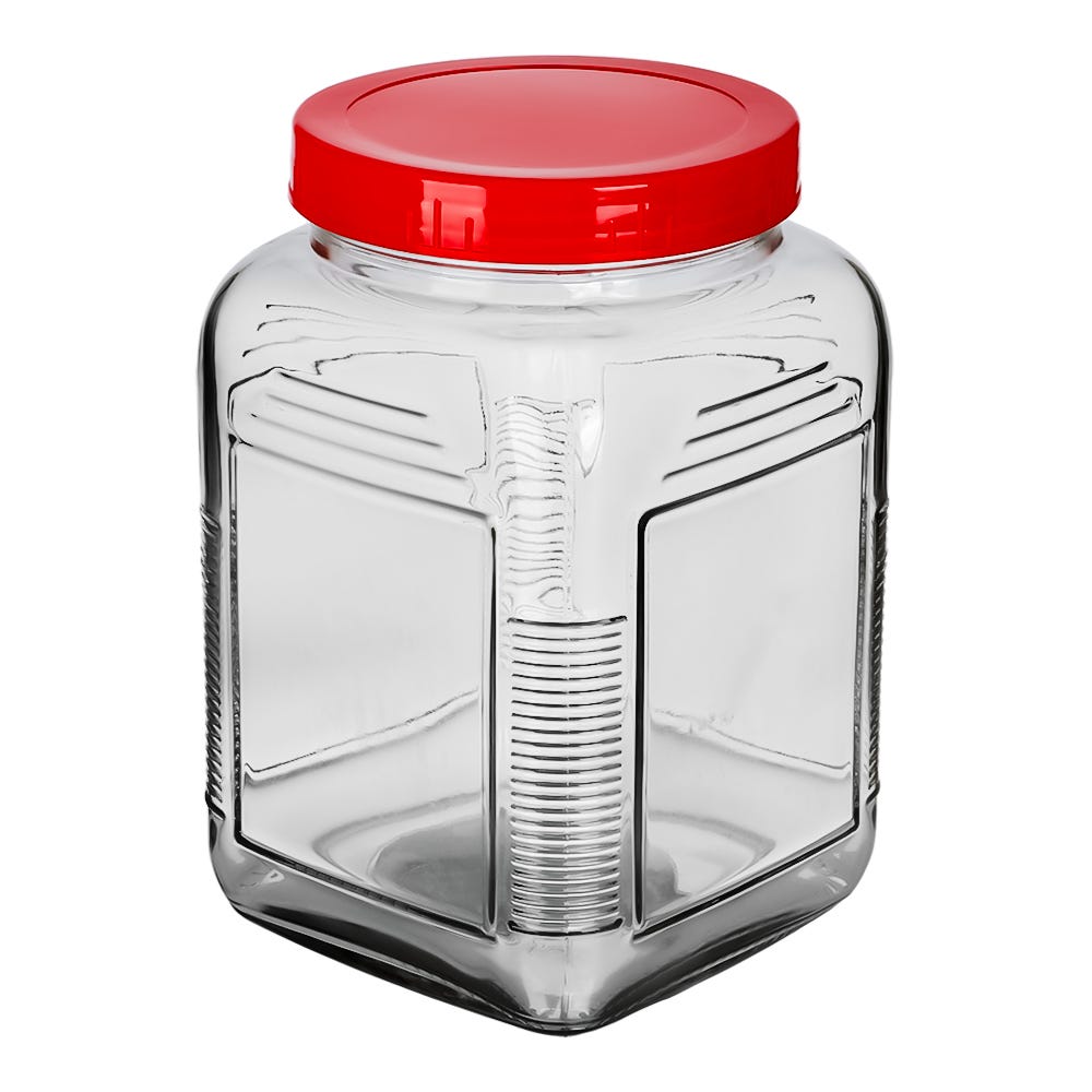 Frasco de vidrio con tapa 3 litros A2524E Home Sweet Home