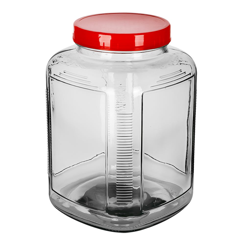 Frasco de vidrio con tapa 6 litros A2524G Home Sweet Home