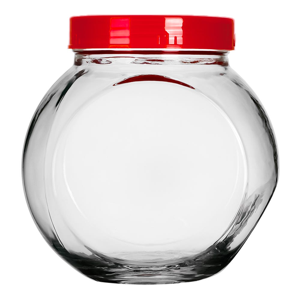 Frasco de vidrio con tapa 1.400 litros A2527D Home Sweet Home