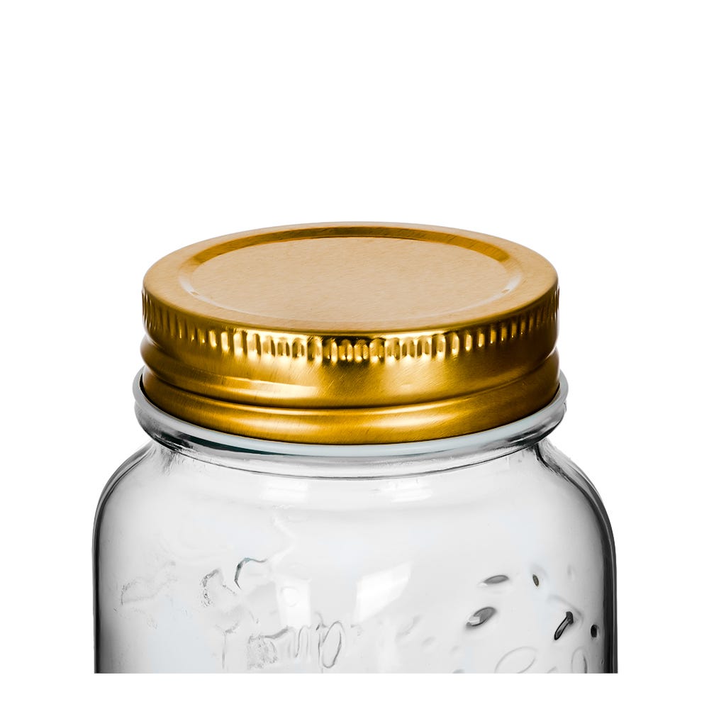 Frasco de vidrio con tapa 100 ml A2532A Home Sweet Home