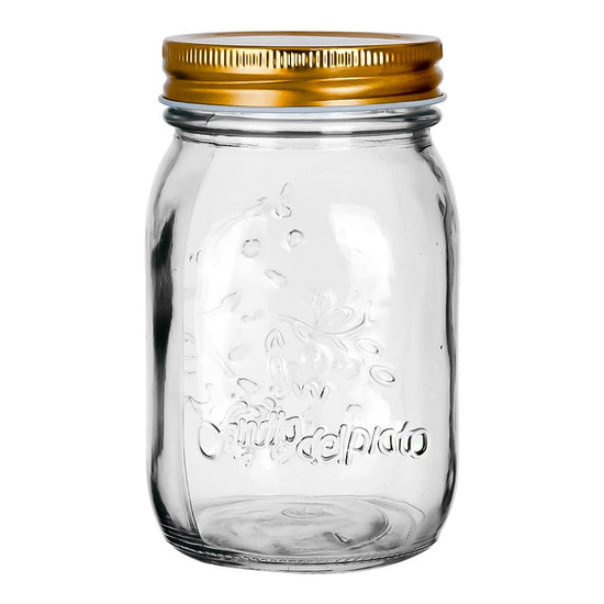 Frasco de vidrio con tapa 500 ml A2532C Home Sweet Home