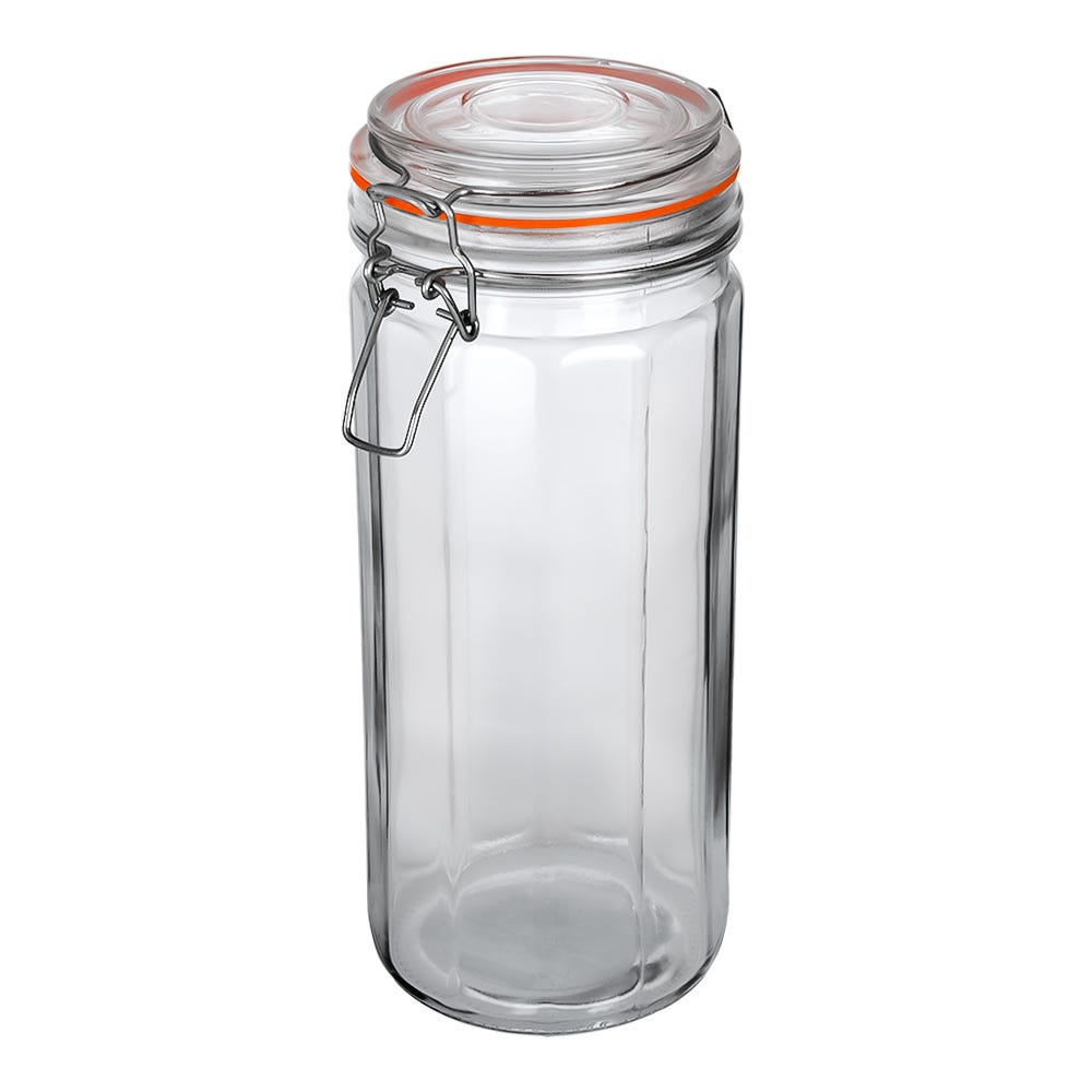 Frasco de vidrio hermético con tapa 1.400 litros A2570C Home Sweet Home