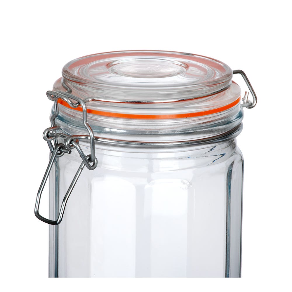 Frasco de vidrio hermético con tapa 1.800 litros A2570D Home Sweet Home