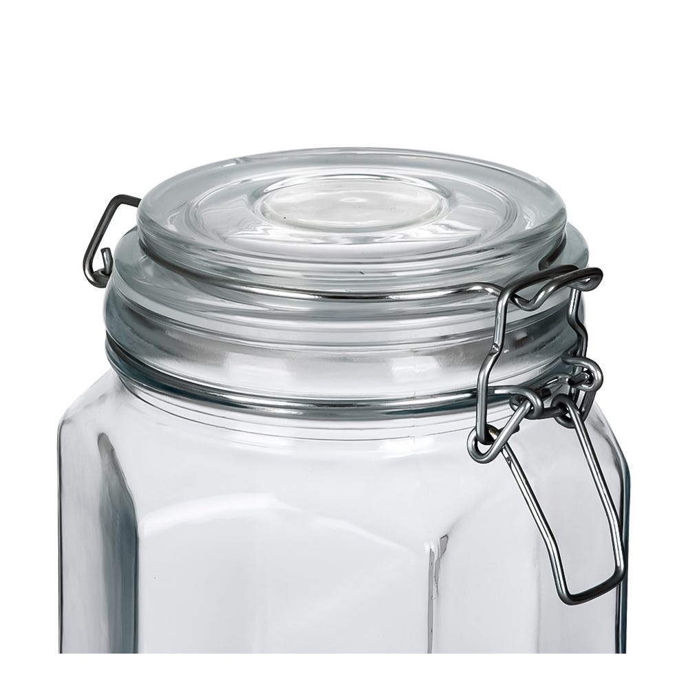 Frasco de vidrio hermético con tapa 800 ml A2571A Home Sweet Home