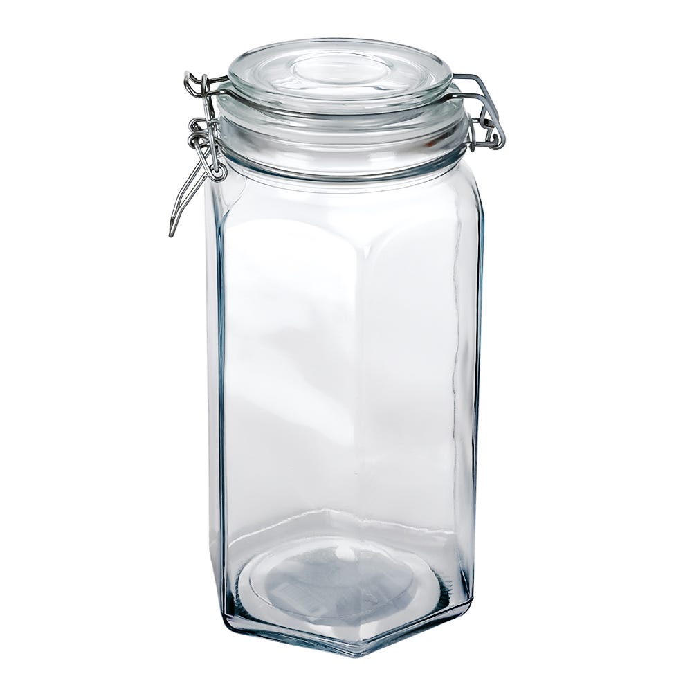 Frasco de vidrio hermético con tapa 1.500 litros A2571C Home Sweet Home