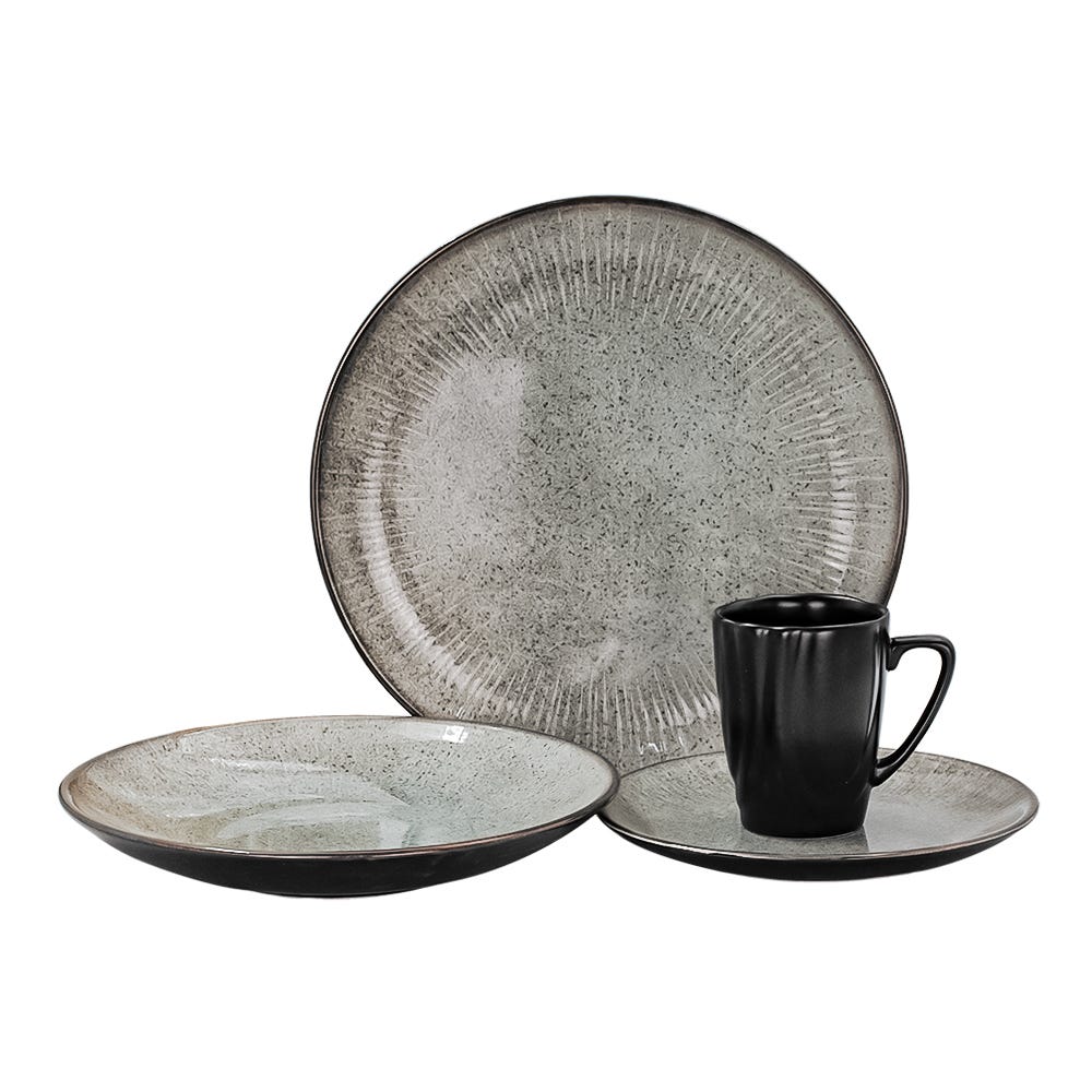 Vajilla de cerámica de 16 piezas Siria Alleanza