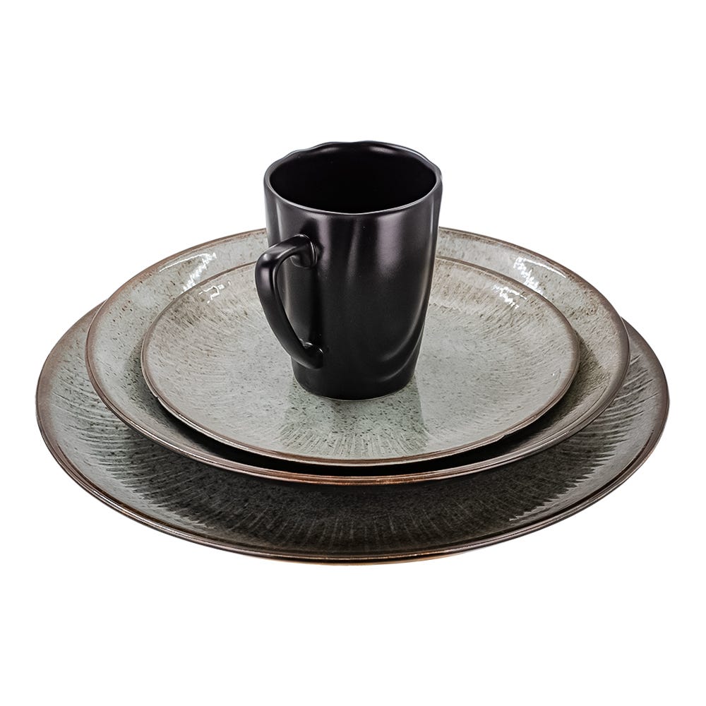 Vajilla de cerámica de 16 piezas Siria Alleanza