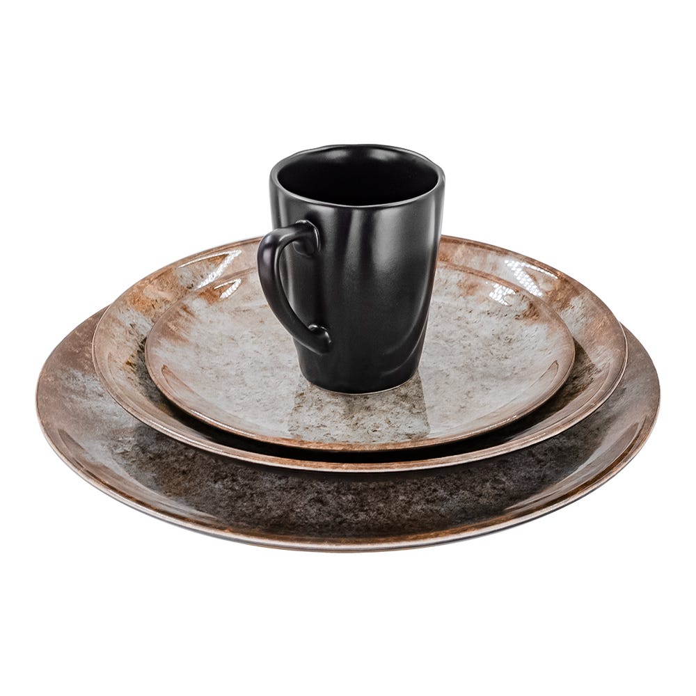 Vajilla de cerámica de 16 piezas Nova Dheli Alleanza