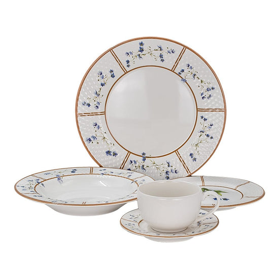 Vajilla de cerámica de 20 piezas Heritage Alleanza