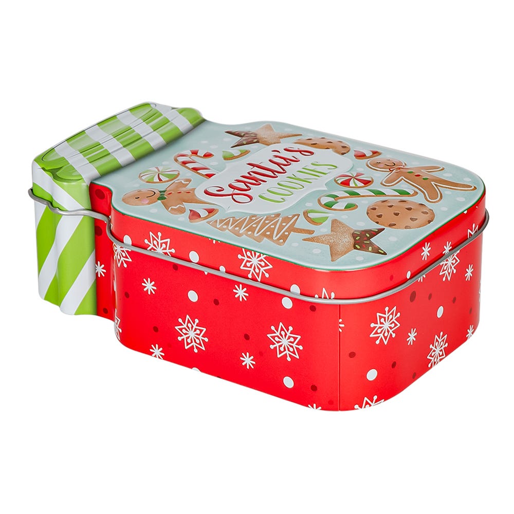 Lata para galletas decorada en forma de frasco varios diseños XK0209 Home Sweet Home