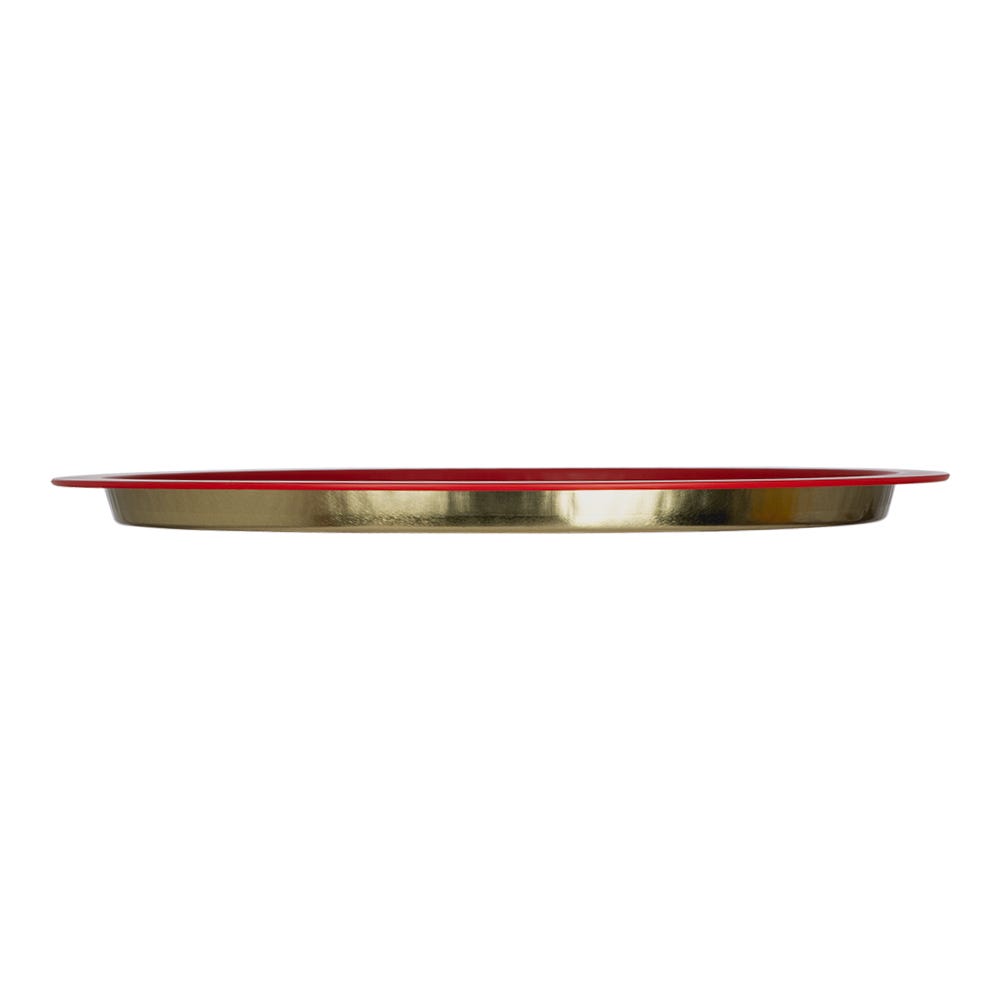 Bandeja de metal redonda navideña 31.9 cm varios diseños XM4872 Home Sweet Home – vista 3