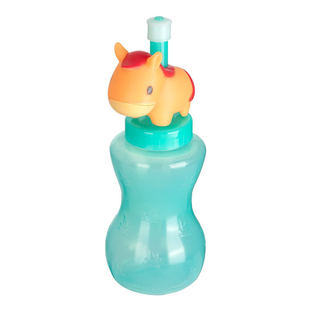 Botella con popote de animalitos para niño KD0000032 Home Sweet Home