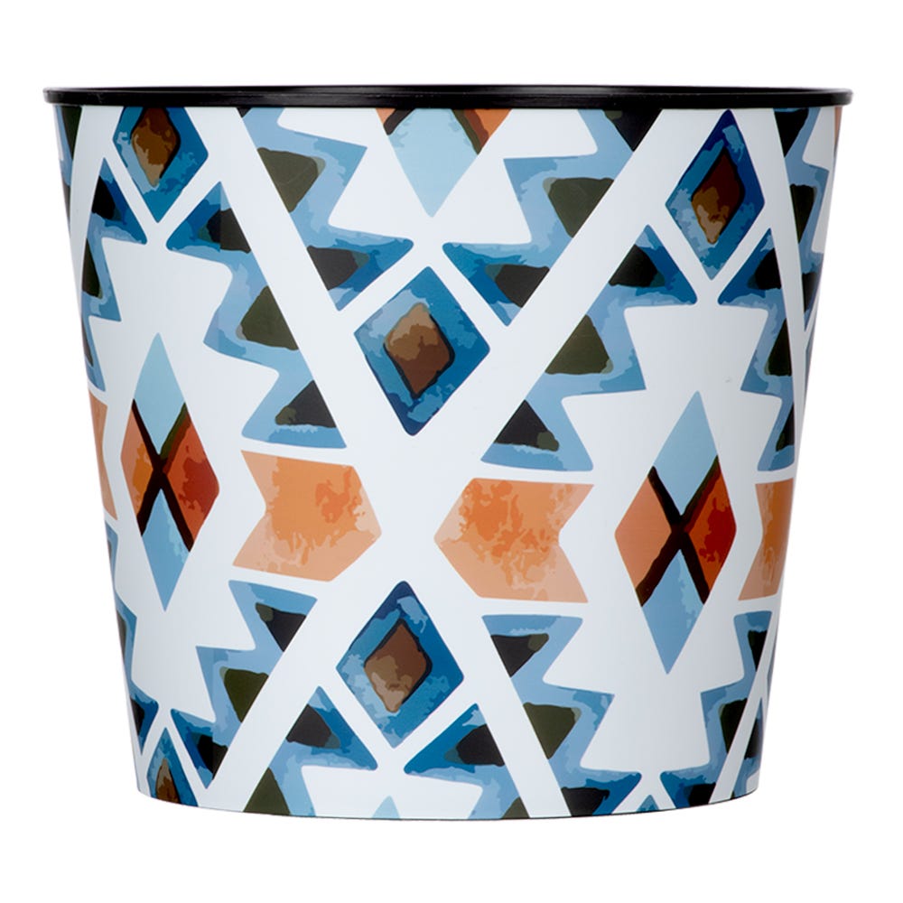 Maceta de plástico estampada varios diseños OP2348 Home Sweet Home