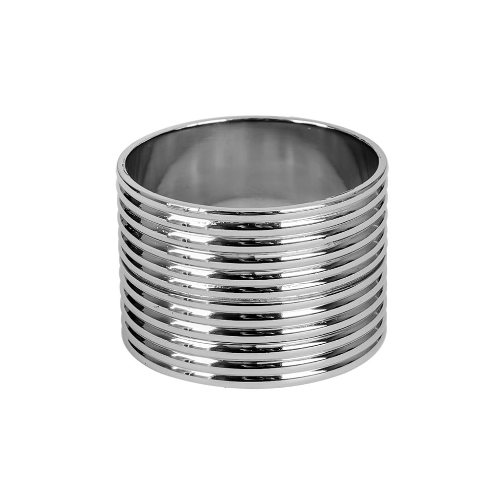 Juego de 4 anillos para servilletas de aluminio UNIALS4 Home Sweet Home