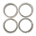 Juego de 4 anillos para servilletas de aluminio UNIALS9 Home Sweet Home