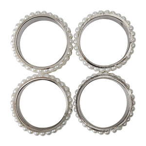 Juego de 4 anillos para servilletas de aluminio UNIALS9 Home Sweet Home