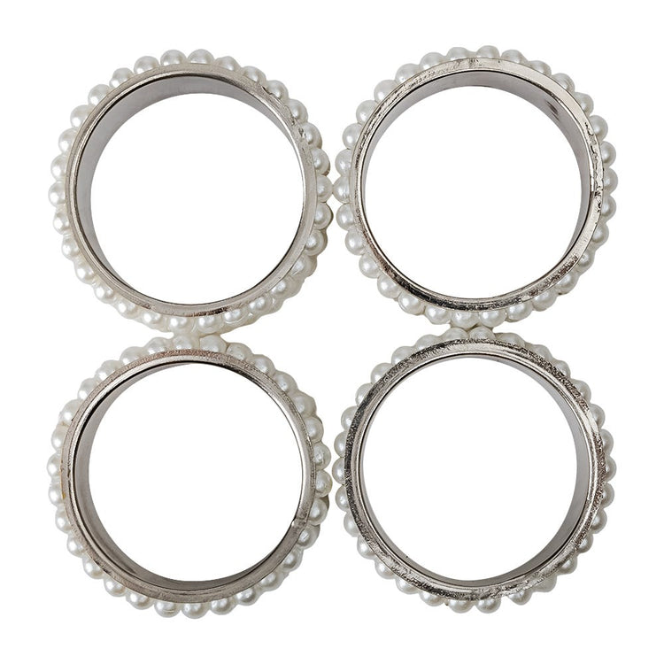 Juego de 4 anillos para servilletas de aluminio UNIALS9 Home Sweet Home