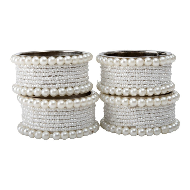 Juego de 4 anillos para servilletas de aluminio UNIALS9 Home Sweet Home