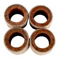 Juego de 4 anillos para servilletas de madera UNIALS14 Home Sweet Home