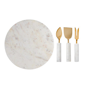 Juego de tabla de mármol con 3 utensilios para servir AD24-3012B Home Sweet Home