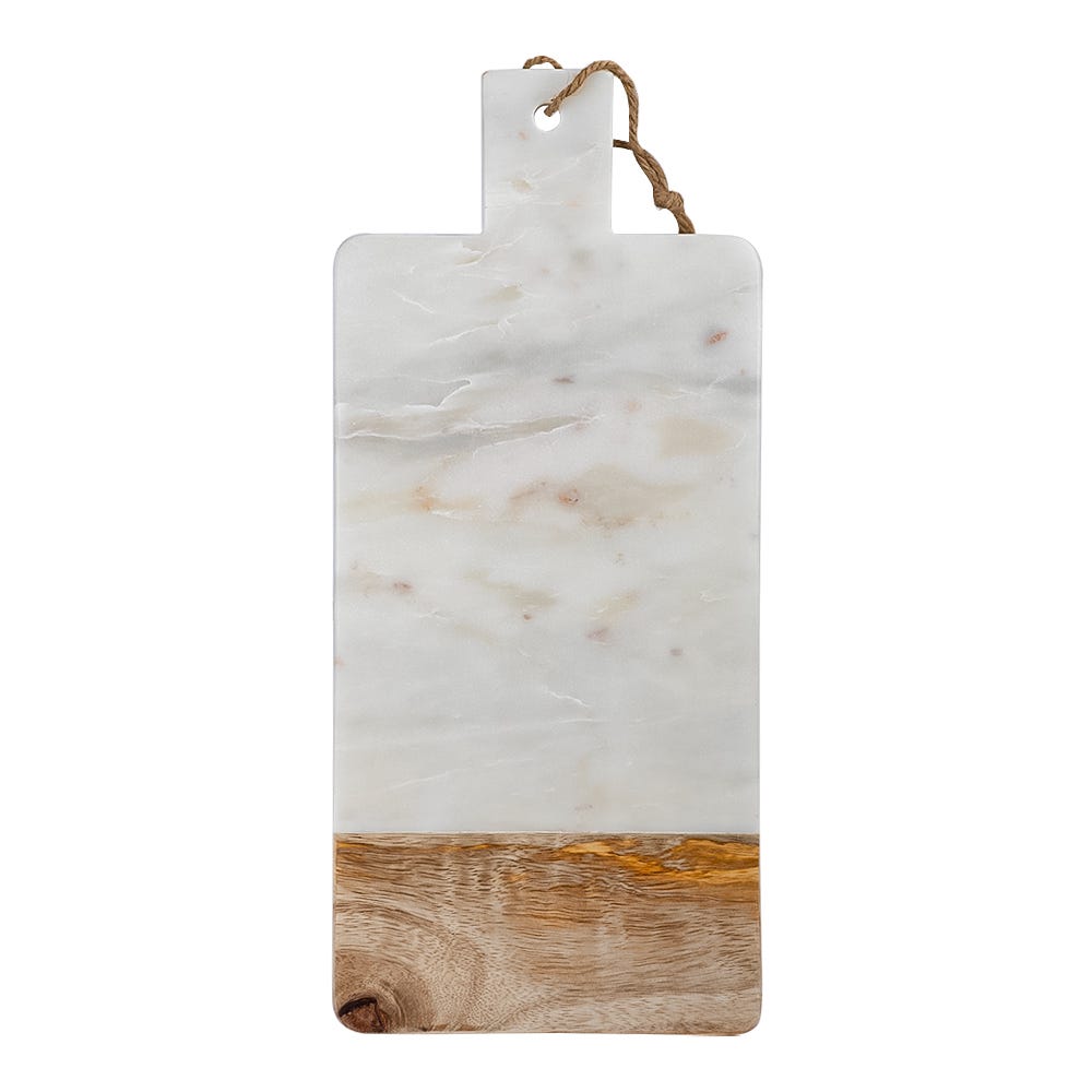 Tabla para quesos de mármol con madera AD24-3018 Home Sweet Home