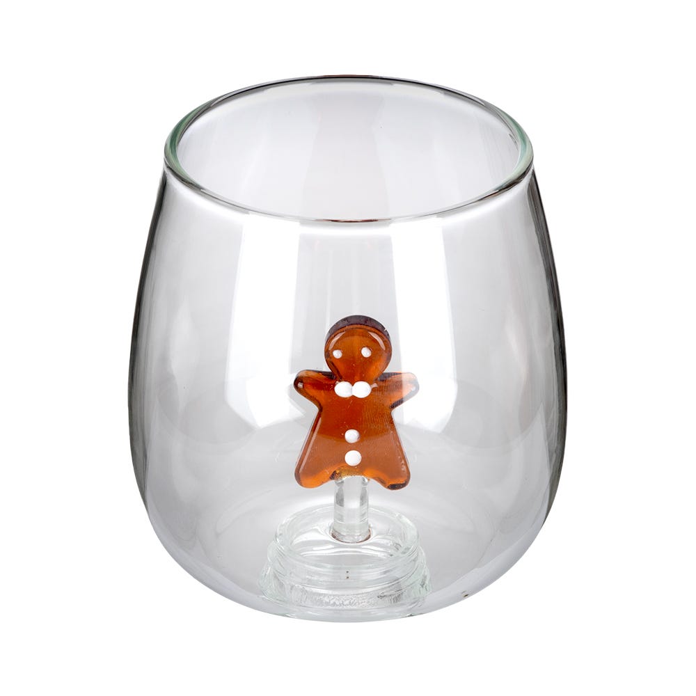 Vaso de vidrio Galleta 3D 350 ml ATN3659 Home Sweet Home