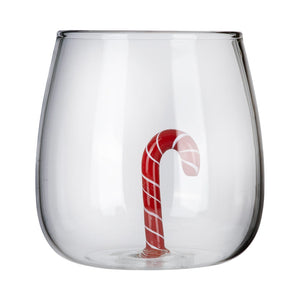 Vaso de vidrio Bastón 3D 350 ml ATN3660 Home Sweet Home