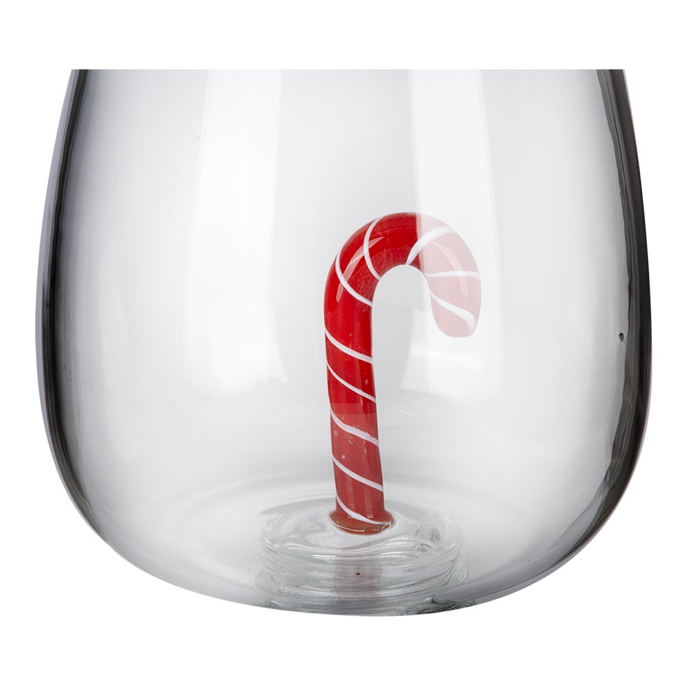 Vaso de vidrio Bastón 3D 350 ml ATN3660 Home Sweet Home