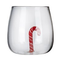 Vaso de vidrio Bastón 3D 350 ml ATN3660 Home Sweet Home