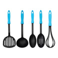 Juego de 5 utensilios de cocina poliamida azul ATS2 Home Sweet Home