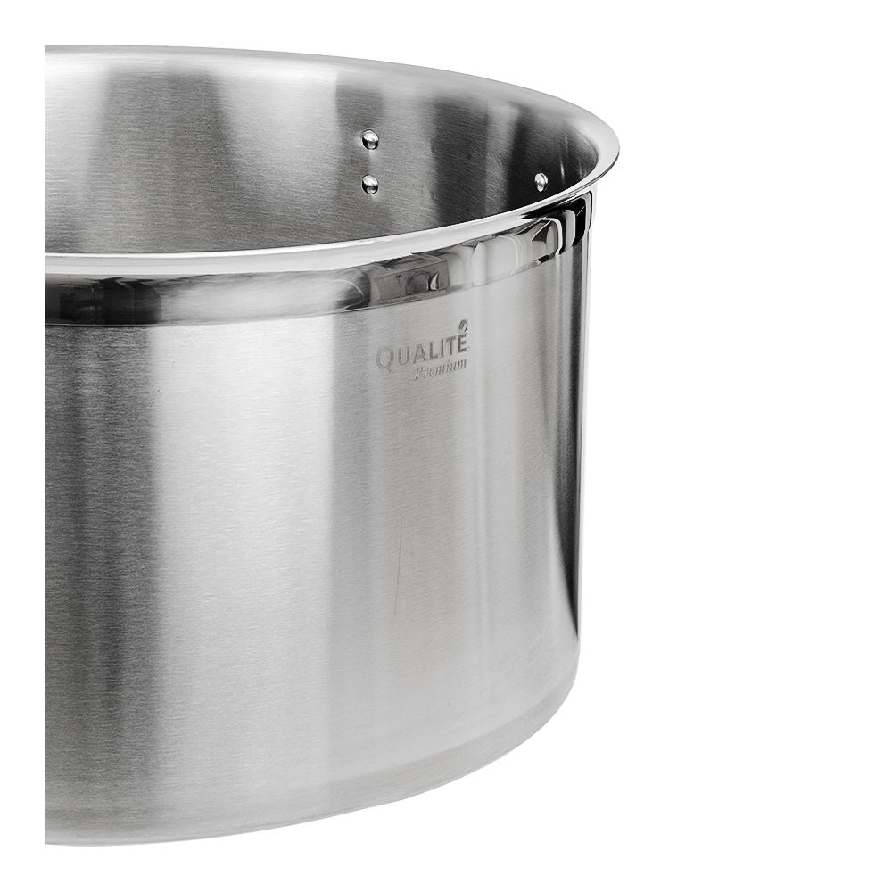 Olla baja con tapa de acero inoxidable 58 L AS066 Qualité Premium