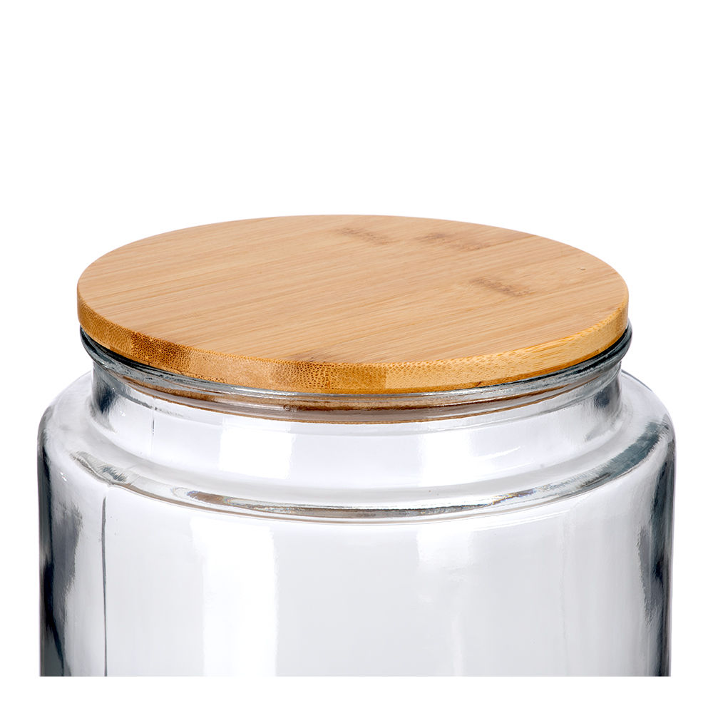 Despachador de agua de vidrio con base de bambú 6 litros A25187 Home Sweet Home