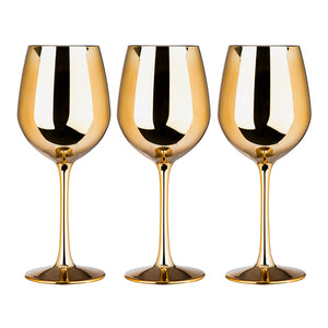 Juego de 3 copas de vidrio para vino 300 ml ATD3151 Home Sweet Home