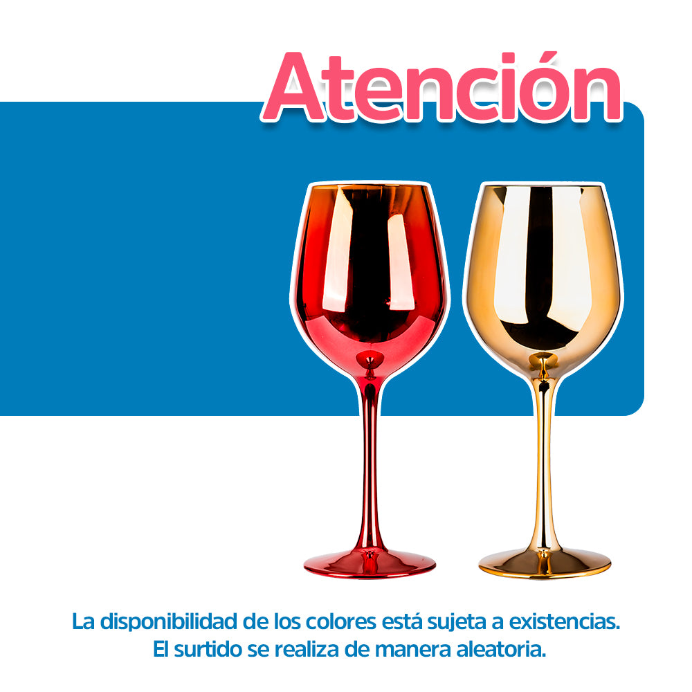 Juego de 3 copas de vidrio para vino 300 ml ATD3151 Home Sweet Home