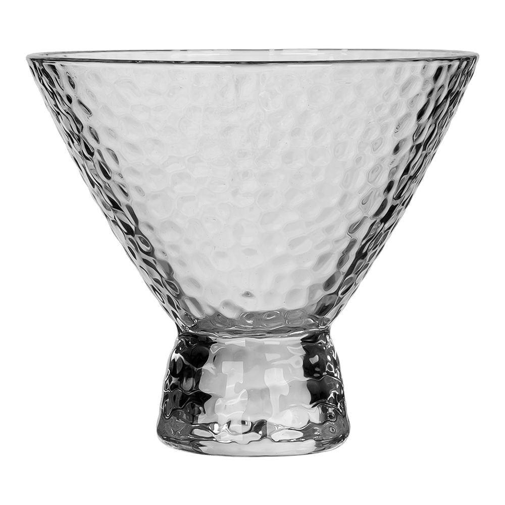 Juego de 4 vasos de vidrio martillado 200 ml ATN2232 Home Sweet Home