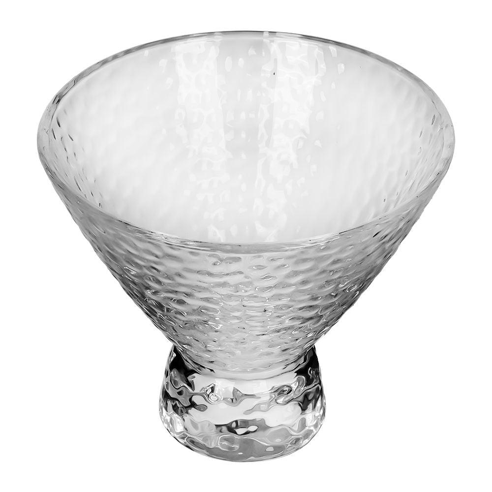 Juego de 4 vasos de vidrio martillado 200 ml ATN2232 Home Sweet Home