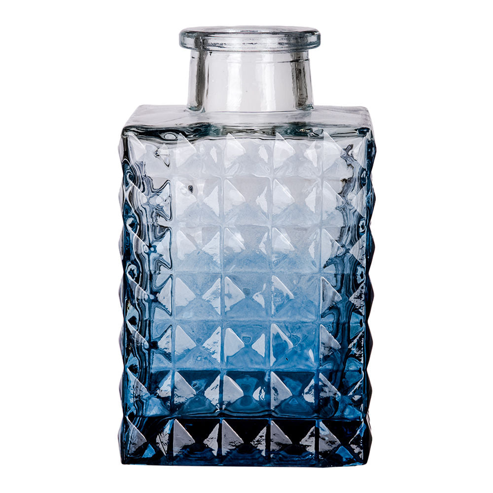 Juego de 12 jarrones mediterráneos de vidrio Azul AJO2529 Home Sweet Home