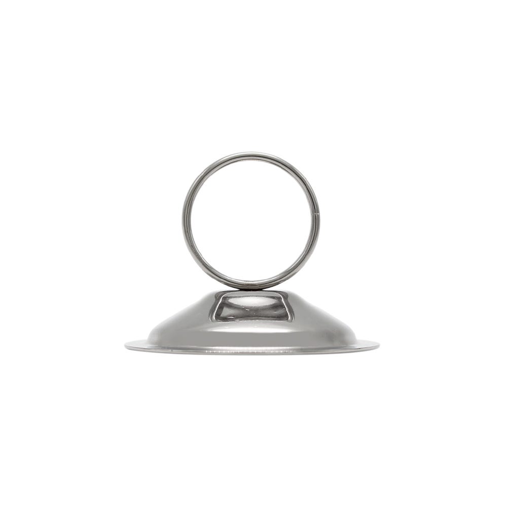 Clip porta menú de acero inoxidable