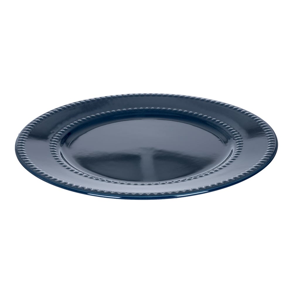 Plato llano de cerámica azul D424 Kitchen Pro