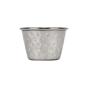 Salsera martillada de acero inoxidable 2.5 oz