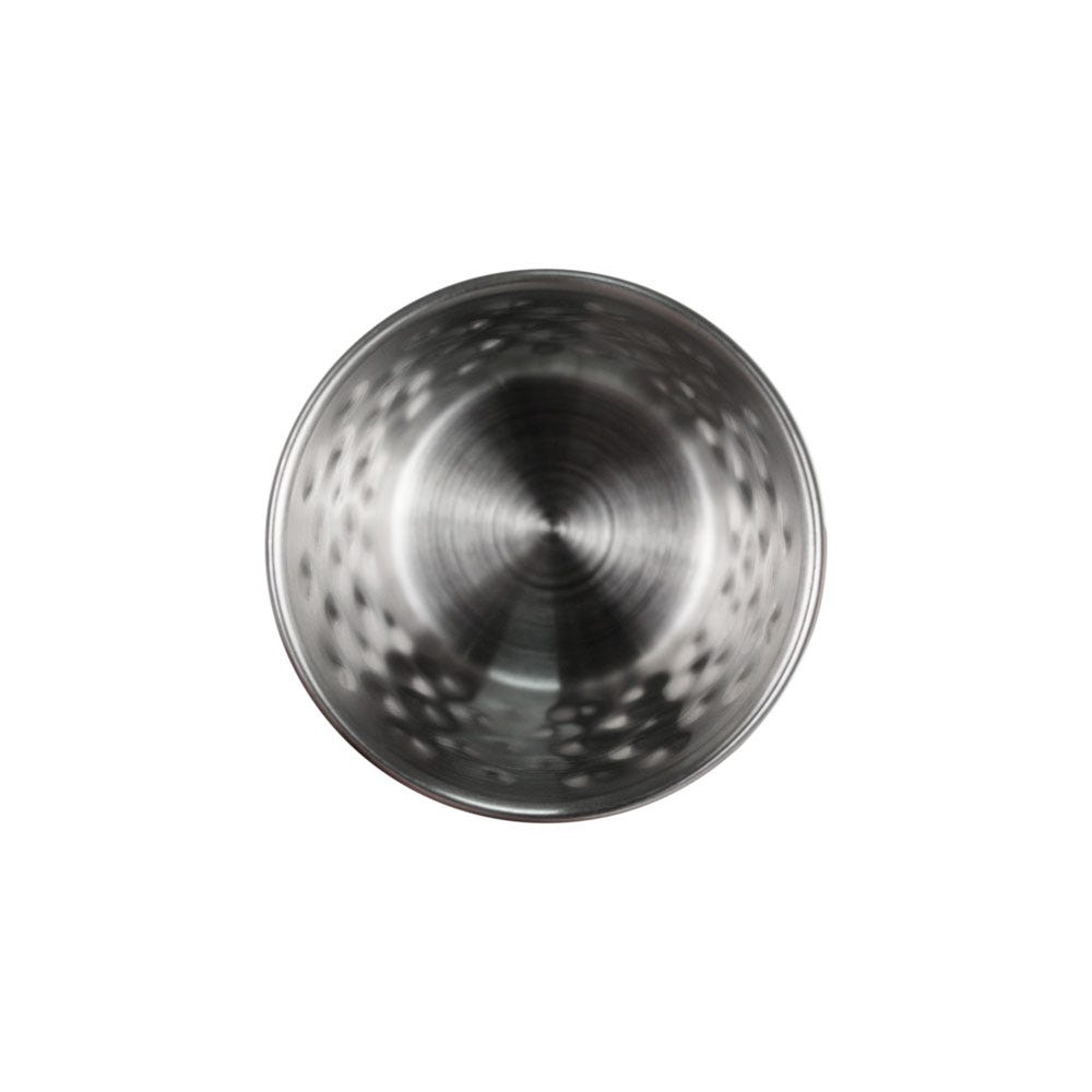 Salsera martillada de acero inoxidable 2.5 oz