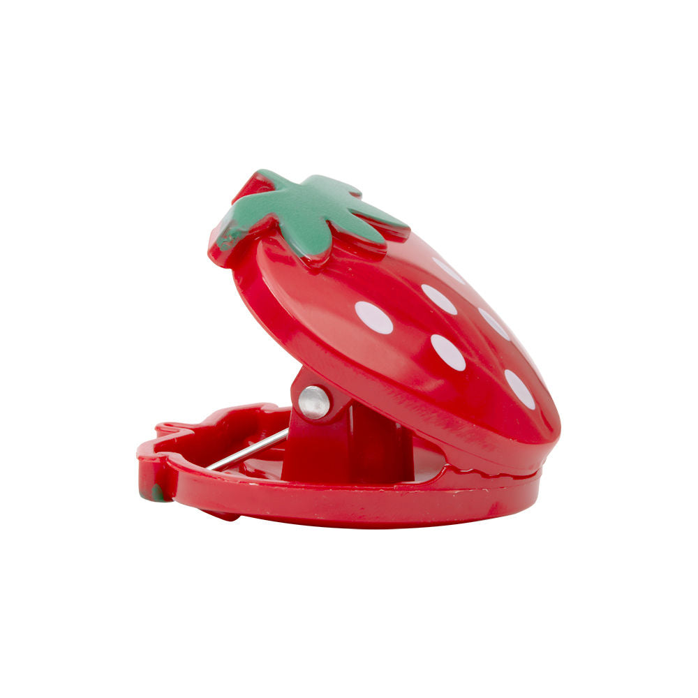 Juego de 6 clips multifuncionales figura de fresa de plástico ATD3141 Home Sweet Home