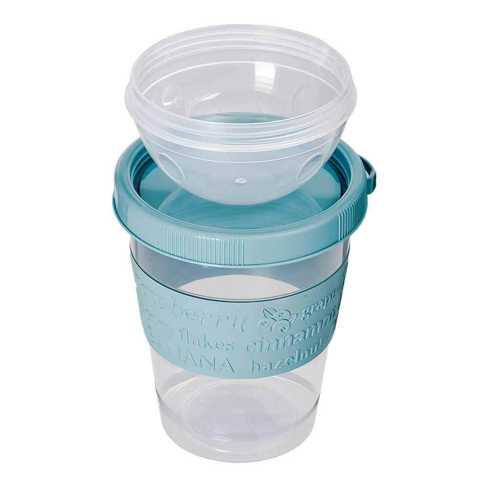 Contenedor doble compartimento con cuchara 600 ml AP-9199 Titiz