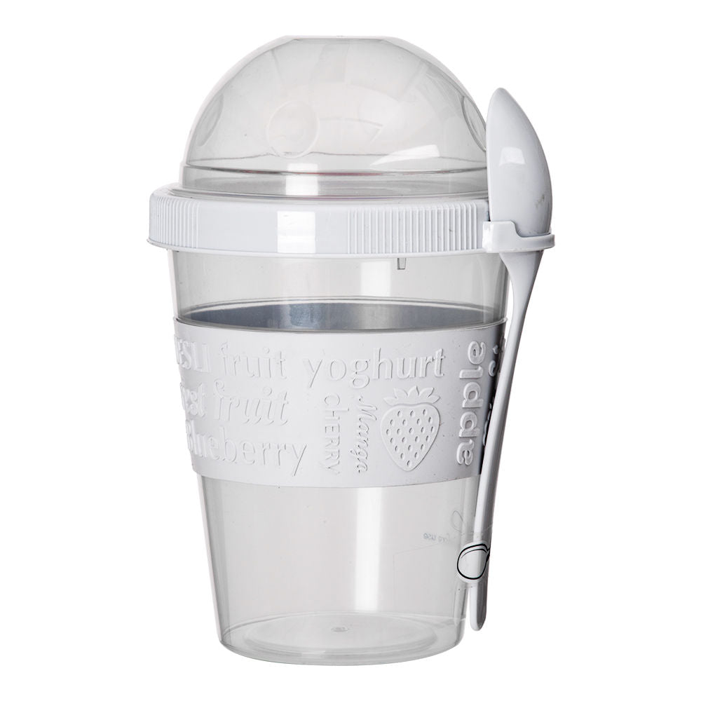 Contenedor doble compartimento con cuchara 600 ml AP-9199 Titiz