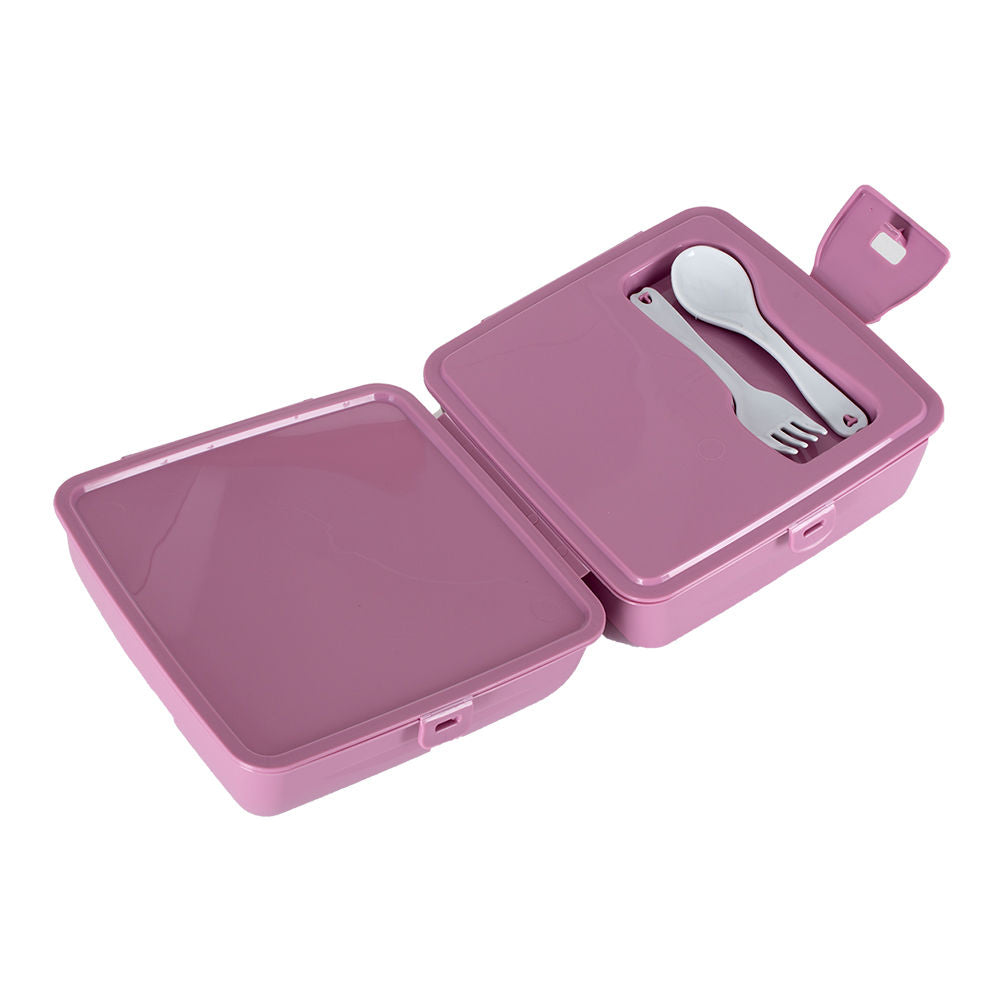 Contenedor para alimentos de plástico con compartimentos internos y cubiertos AP-9460 Titiz
