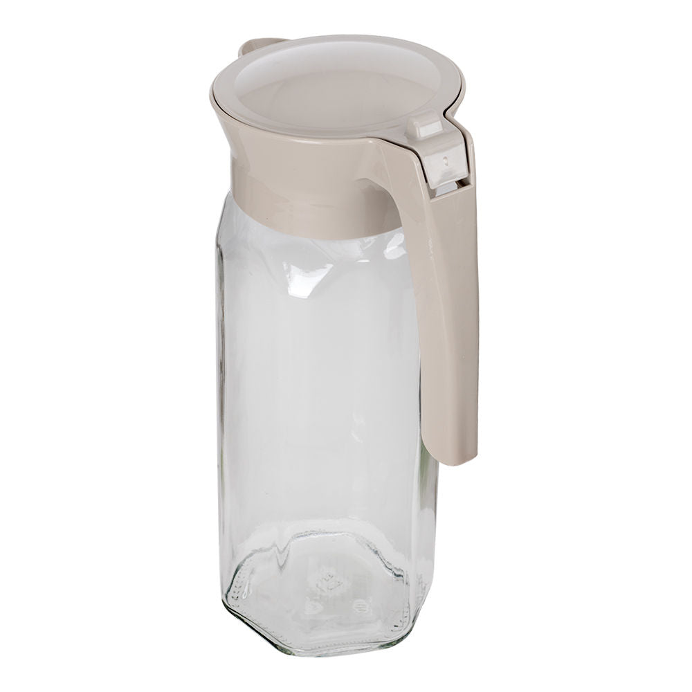 Jarra de vidrio Betty 1.5 litros con tapa antiderrames KC-104 Titiz