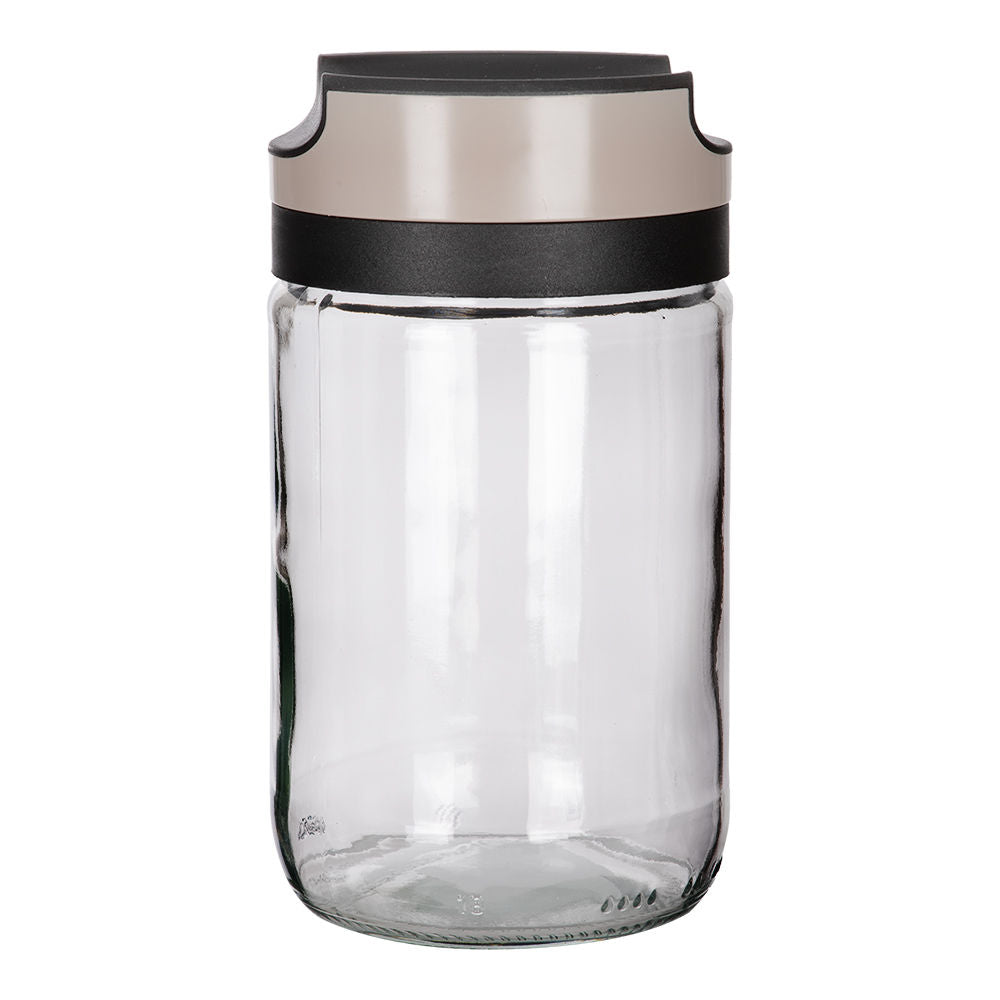 Frasco de vidrio 660 ml con tapa hermética KC-422 Titiz
