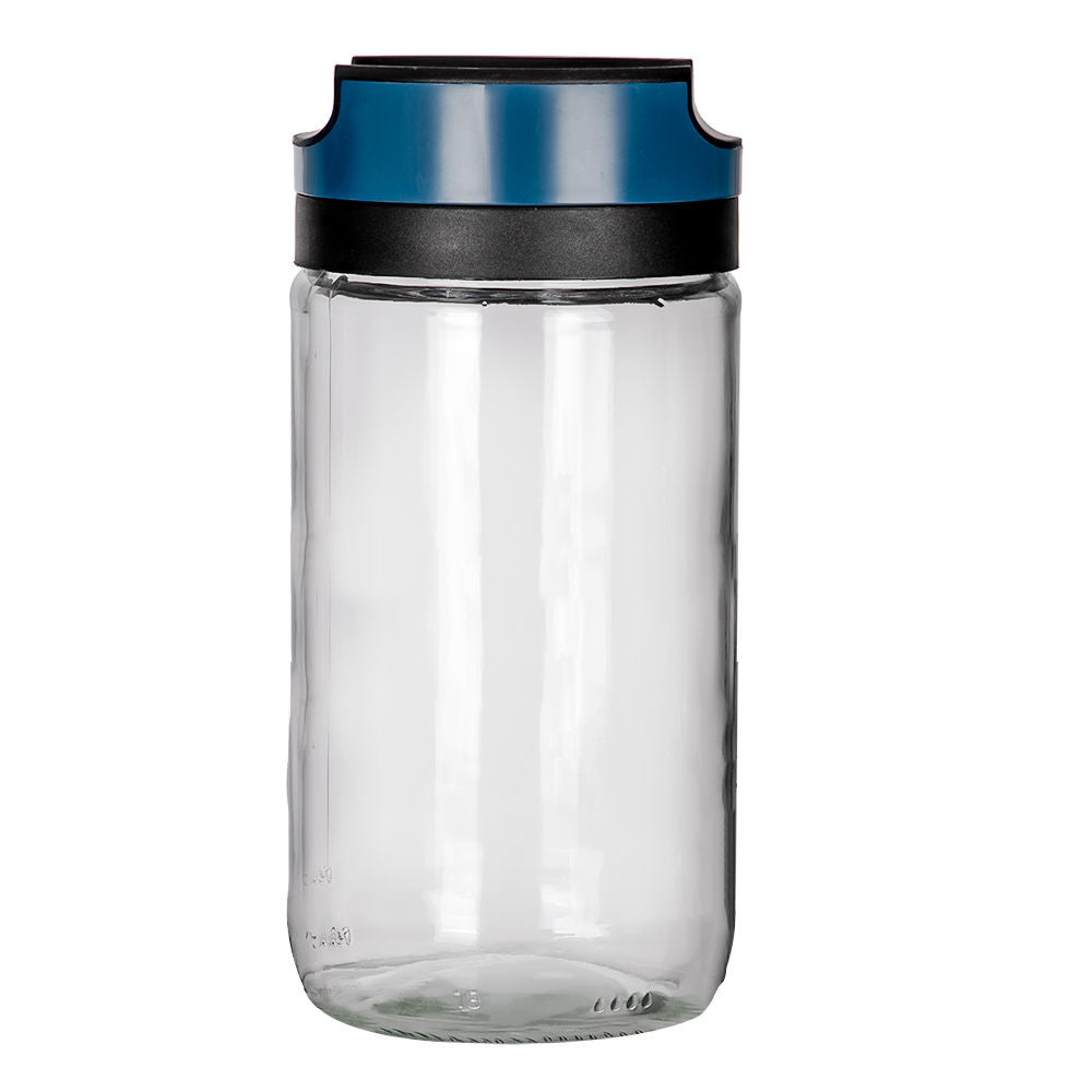 Frasco de vidrio con tapa hermética 1 litro KC-424 Titiz